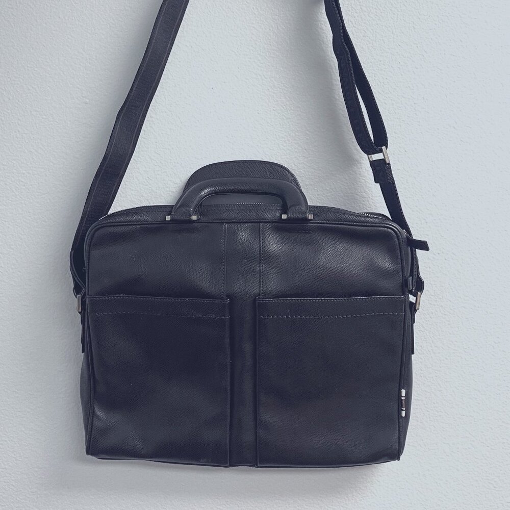 SALVATORE FERRAGAMO REVIVAL LEATHER BRIEFCASE - M/F